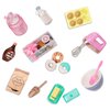 Glitter Girls – Donut Baking Set – Play Food, Mixer, & Kitchen Accessories – 14-inch Doll Cooking Set for Kids Ages 3 and Up – Children’s Toys