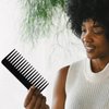 YEEPSYS Wide Tooth Comb for Curly Hair,Long Hair,Wet Hair,Detangling Comb, Paddle Hair Comb (Black, No Handle-2 Pack)