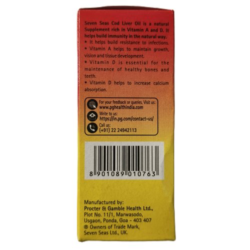 Seven Seas Cod liver fish oil 100 Capsule