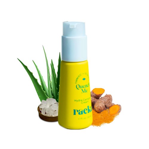 Raeka Turmeric & Aloe Vera Face Moisturizer - Vegan Collagen Cream for Youthful Skin, Reduces Dark Spots & Wrinkles, Camphor for Clear Complexion, Non-Greasy Formula for All Skin Types, 1.7 Fl Oz