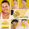 Turmeric Scrub - for Face and Body, Natural Ingredients with Vitamin C to Cleanse and Hydrate Skin, Turmeric Scrub Skin Care for All Skin Types