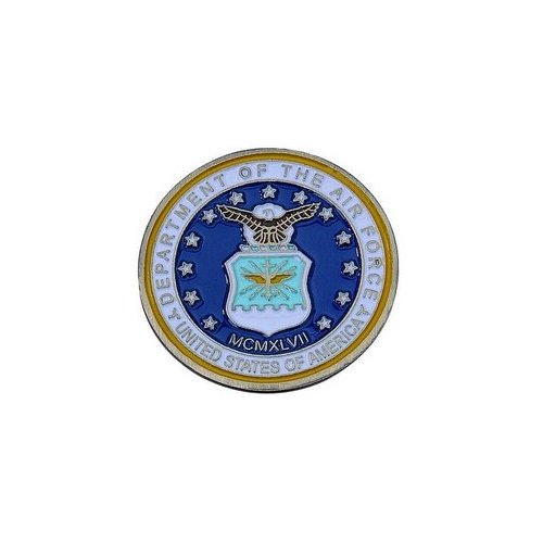 Metal Golf Ball Marker Air Force Single Marker Only