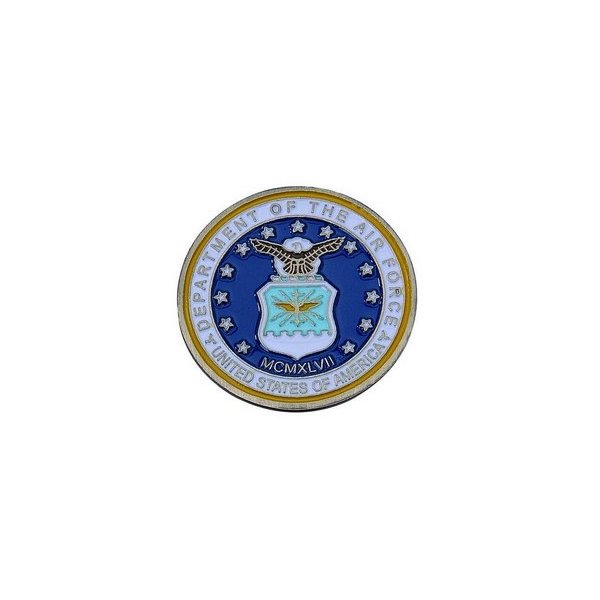 Metal Golf Ball Marker Air Force Single Marker Only