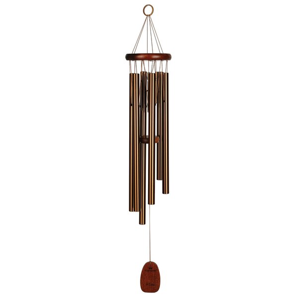 Woodstock Wind Chimes for Outside, Garden, Patio, Porch and Outdoor Decor (32") Pachelbel Canon Chime Bronze Wind Chime Gifts (PCCB)