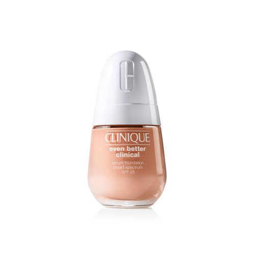 Clinique Even Better Clinical Serum Full Coverage Hydrating Foundation Broad Spectrum SPF 25 With Vitamin C, Salicylic Acid + Hyaluronic Acid For Oily Skin Types, Ivory, 1 Fl Oz