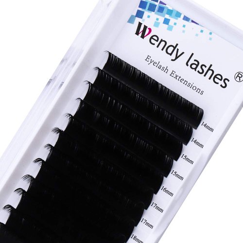 Lash Extensions 0.15 Mixed Length Eyelash Extensions Lashes C/D Curl Individual Lashes 8-14mm/ 14-20mm/20-25mm Mix Size Supply Classic Lash Extensions Supplies (0.15-C, Mixed 14-20mm)