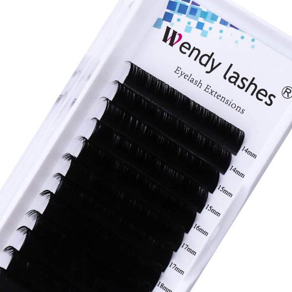 Lash Extensions 0.15 Mixed Length Eyelash Extensions Lashes C/D Curl Individual Lashes 8-14mm/ 14-20mm/20-25mm Mix Size Supply Classic Lash Extensions Supplies (0.15-C, Mixed 14-20mm)