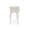 Miniature Table 1:12 Furniture for Dollhouse Accessories Writing Desk with 3 Drawers Miniature Room Ornaments Living Room Bedroom Library Scene Decoration (White)