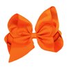 WD2U Girls 6" Classic Style Boutique Grosgrain Hair Bow French Clip Barrette (Cream Ivory)