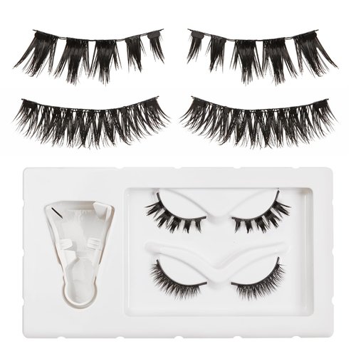 Magnetic Eyelashes NO Glue Magnetic Eyelashes Natural Look False Eyelash without Eyeliner Reusable Fake Eyelashes with Applicator Upgrade Eyelashes Kit (Mixed)