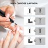Lavinda 80 Piece Small Sanding Bands Nail Drill Bit, Fine Sanding Bands for Nail Drill with 3.1mm Mandrel Bit for Acrylic Nails Gel Removing Shaping Polishing Nail Salon Use (180 Grit, Black)