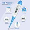 Boncare Thermometer for Adults, Digital Oral Thermometer for Fever with 10 Seconds Fast Reading (Light Blue)