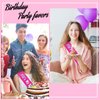 Birthday Sash and Crown for Women Girls, Happy Birthday Tiara and Sash Set, Girl Birthday Decorations, Birthday Gifts for Women, Happy Birthday Accessories