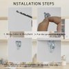 50Pcs Clear 3 mm Shelf Support Peg, Cabinet Shelf Pegs Support Adjustable Shelf Pins, Plastic Replacement Peg Shelf Holder Locking Pins for Kitchen, Shelving, Bookcase