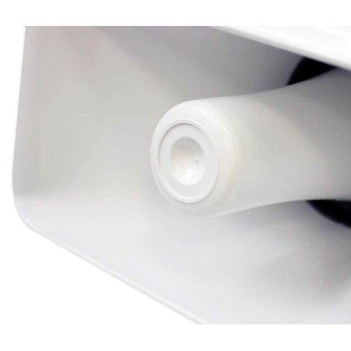 Pyle Indoor/Outdoor PA Horn Speaker - 8” Portable PA Speaker with 8 Ohms Impedance & 65 Watts Peak Power - Mounting Bracket & Hardware Included PHSP5, White