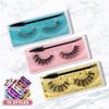 J.Fabrizio Eyelashes Makeup Natural 3D Dense Sexy False Lashes Soft Can Be Used Repeatedly False Eyelashes With Eyelash Brush Without Lash adhesive. V1