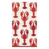 Caspari Entertaining Lobsters Guest Towels, Pack of 15