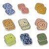 Make Your Own Coasters Mosaic Craft Kit for All Skill Levels 2 Pieces Buttercup Yellow 10 cm