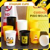 Domensi 24 Pcs Construction Party Cups 16oz Construction Themed Birthday Party Favors Dig in Party Excavator Stadium Cup Plastic Cups for construction themed parties, picnics, barbecues