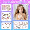 BEIKEETOO Charm Bracelet Making Kit for Girls 8-12, DIY Bead Jewelry Making Kit with Box, Arts and Crafts for Kids 6-8 Gifts for Girl Toys Age 6 7 8 9 10 11 12 Festival Birthday