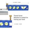 WORKPRO Torpedo Level, Magnetic, Verti. Site 4 Vial for Conduit Bending, Aluminum Alloy Construction, 6-1/2 inch