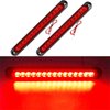 PerfecTech 15 LED Trailer Brake Tail Light, LED Bar Stop Turn Tail Lights Waterproof Assembly Brake Strip Red Light for Marine Boats Golf Cart Offroad Truck RV UTV ATV