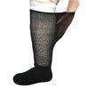 Extra Width Diabetic Socks for Lymphedema, Bariatric Non Binding Knee High Sock for Swollen Edema Cast Feet Mens and Womens Legs, Slouch Boot Socks 2 Pairs