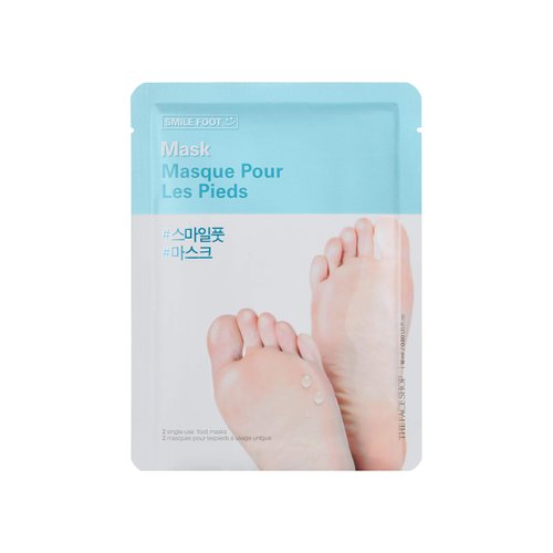 THE FACE SHOP Smile Foot Mask | Retain Feet Smoothness | Extreme Feet Moisturizing | 2 ct.,K-Beauty