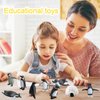 Morofme Arctic Penguin Figurines Toy Playset Mini Penguin Toy Set Realistic Penguin Cake Topper Small Penguin Action Figures Polar Animal Educational Toys Christmas Party Supplies Gift for Kids