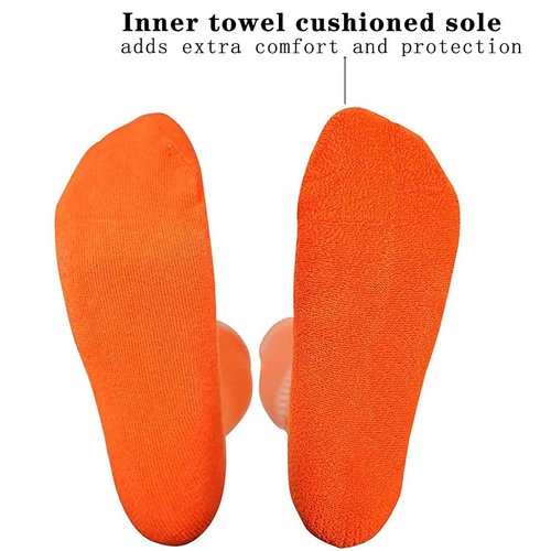Luwint Knee High Socks for Soccer Baseball Costume, Men and Women size 6-10, 1 Pair (Orange)