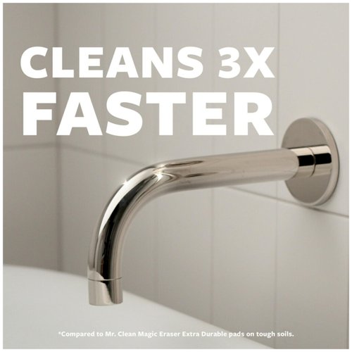 Scotch-Brite Swift Scrub Bath Cleaner Scrubbers, Soap Scum Remover for Cleaning Bathroom, Bathroom Scrubber Pads Safe for Tile, 2 Bathroom Cleaner Scrubbers