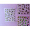 ALLYDREW Asian Inspired Nail Stickers Nail Art Cherry Blossom Nail Stickers Fish Nail Art - Cherry Blossoms, Gingko Leaves & Koi Fish (3 Designs/6 Sheets)
