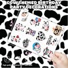 Cow Temporary Tattoos for Kids Birthday Party Decorations Supplies Party Favors Supper Cute 96PCS Cow Tattoo Sticker Style Milk Animal Farm Gift Ideals for Boys Girls Schools Prizes Themed