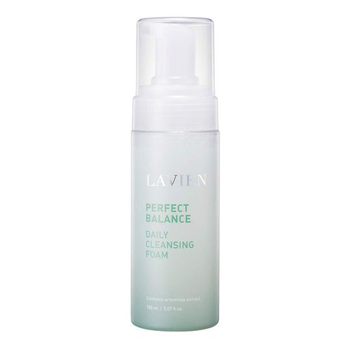 LAVIEN Perfect Balancing Daily Cleansing Foam - Gentle, Facial Cleansing & Makeup Remover for Refresh & Radiate Skin - Rich, Elastic Foam for Effective Cleansing & Hydration - 5.07 fl. oz. (150ml)