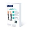 JOBST Sport Knee High 15-20 mmHg Compression Socks, Royal Blue/Grey, Medium