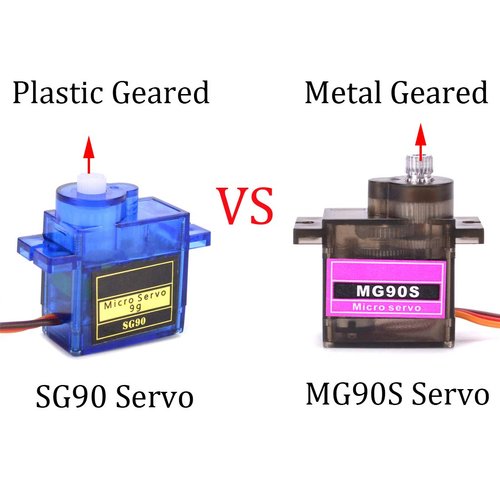 FPVDrone MG90S Servo Metal Gear Micro 9G Servo Motor Upgraded SG90 Servo for RC Helicopter Airplane Boat Controls(6PCS)