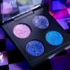 oygcee Multichrome Metallic Chameleon Eyeshadow Palette - Glitter Eyeshadow Holographic Multi-Dimensional Eye Sparkle Looks,High Pigmented Purple Blue Green Shade for Women Girls,Vegan & Cruelty-Free