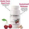 OPTIVIDA Vitamin C Plant-Based Complex: Natural Organic Acerola Cherry Extract - Vegan Supplement - Immune Support & Healthy Skin & Joints Antioxidant 60 Serv.