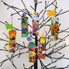 Winlyn 36 Sets Halloween Craft Kits Halloween Crafts DIY Halloween Bookmarks Art Sets Bats Monster Jack-O'-Lantern Ghost Foam Stickers Arts and Crafts for Kids Classroom Activities Holiday Fall Crafts