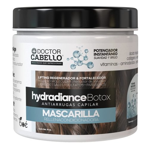 DOCTOR CABELLO HYDRA BOTOX MASCARIA/HAIR MASK 16OZ