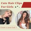 YAEISM 20PCS Red Bow Hair Clips 5 Styles Plaid Mini Bow Hair Clips Christmas Hair Accessories Cherry Alligator Clips Gingham Bowknot Barrettes for Girls Women