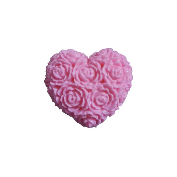 Baby Shower and Gender Reveal souvenirs, Wedding and Quinceañera party. Glycerin soap with essential oil of rose, also ideal for birthday gifts, parties and celebrations, 1 Pack(6 count) (Rose)
