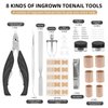Kucucyle 11PCS Ingrown Toenail Removal Kit, Ingrown Toe Nail Correction for Inward Growing Nails, Ingrown Toenail Tools for Toenail Correction, Toenail Clippers for Adults and Seniors.