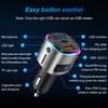 (Upgraded Version) FM Transmitter Bluetooth, SONRU Bluetooth Car Adapter [PD 30W & QC3.0 18W], Wireless FM Radio Transmitter, Hands-Free Calling, Siri Google Assistant, TF Card