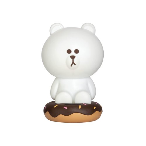 Beast Kingdom Line Friends: Brown's Donut Light-Up Vinyl Piggy Bank