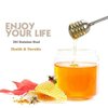 Honey and Syrup Dipper Stick Server Honey Spoon 304 Stainless Steel Wand for Honey Pot Jar Containers-6.3 Inch