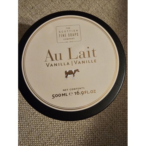 Generic The Scottish Fine Soap Au Lait Vanilla Body Butter 16.9 fl oz/500ml