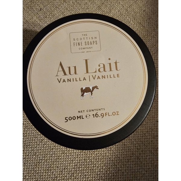 Generic The Scottish Fine Soap Au Lait Vanilla Body Butter 16.9 fl oz/500ml