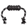Kong Extreme Dental w/Rope Dog Toy - for Dental Care - Stuffable Chew Toy - Provides Chewing Outlet - Cleans Teeth & Gums - Made with KONG's Most Durable Natural Rubber - for Medium Dogs