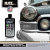 Flitz Metal Polish and Cleaner Liquid for All Metal, Also Works On Plastic, Fiberglass, Aluminum, Jewelry, Sterling Silver: Great for Headlight Restoration and Rust Remover, 3.4 oz - 6 Pack